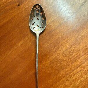 Antique Ebenezer Coker Sterling Silver Dust Mote Spoon